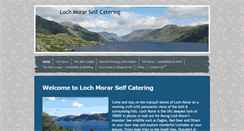 Desktop Screenshot of lochmorarselfcatering.co.uk